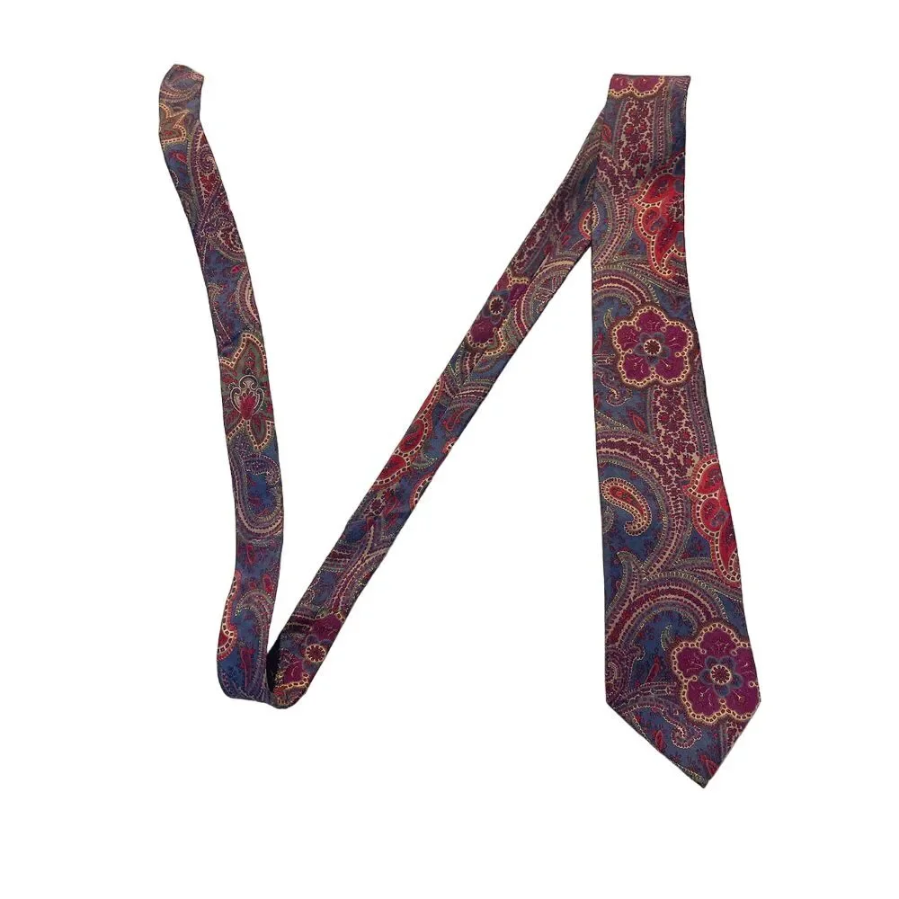 Elegant Men's Silk Neckties Set‎ - Polka Dot, Paisley, and Floral Patterns Z-17